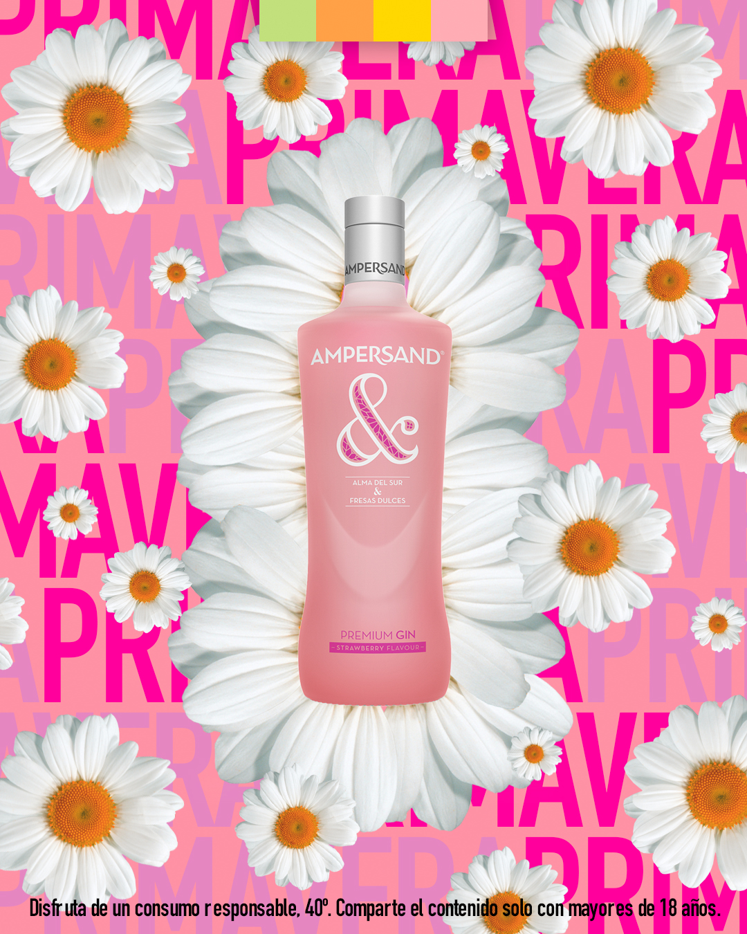 Es primavera y ya florecen los crushes, las decisiones cuestionables y las ganas de perreo.

#AmpersandFresasDulces #AmpersandGin